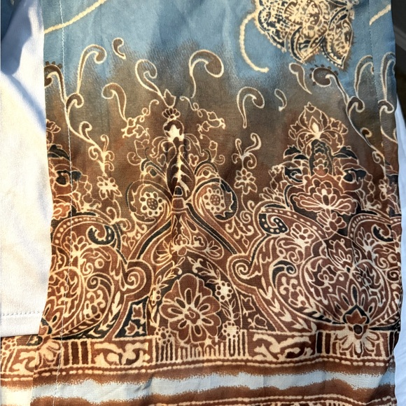 Rampage Long Spaghetti Strap Dress Bohemian Indian Pattern Very Elegant Size 3 - Picture 3 of 6